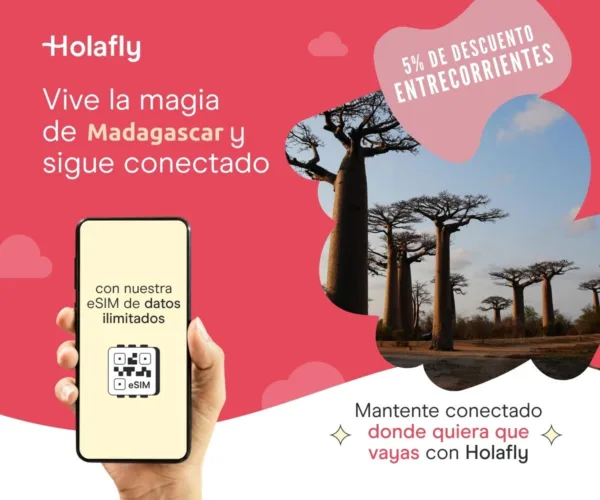 Descuento del 5% en tu eSIM de HolaFly con el código ENTRECORRIENTES