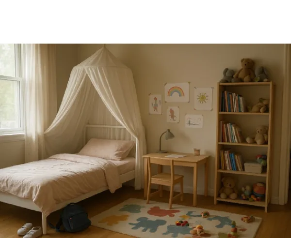 Habitación infantil de un hogar de intercambio de Casas de Home Exchange